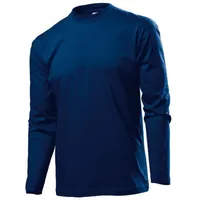 Stedman Classic Long Sleeve Men Marine Baumwolle Large Herren