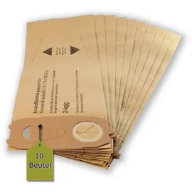 eVendix Staubsaugerbeutel ähnlich SWIRL V 62, 10 Staubbeutel