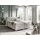 Fun Möbel Boxspringbett Bett Schlafzimmerbett 140x200cm GENET Stoff Matt Velvet Creme