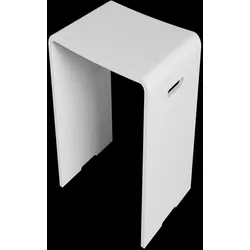Riho Solid Surface Badezimmer-Sitz, 207010, Accessoires, weiß matt