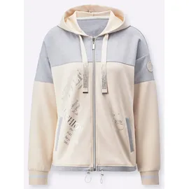 CREATION L Modal-Mix-Shirtjacke silberfarben 40