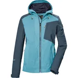 KILLTEC Damen Funktionsjacke wasserdicht/Outdoorjacke mit Kapuze KOS 83 WMN JCKT, bali blau, 36, 42735-000