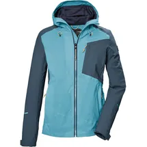 KILLTEC Damen Funktionsjacke wasserdicht/Outdoorjacke mit Kapuze KOS 83 WMN JCKT, bali blau, 36, 42735-000