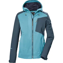KILLTEC Damen Funktionsjacke wasserdicht/Outdoorjacke mit Kapuze KOS 83 WMN JCKT, bali blau, 36, 42735-000