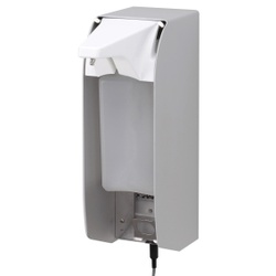 ingo-man® plus DHP Touchless Seifen-/Desinfektionsmittelspender, Berührungsloser Seifen- und Händedesinfektionsmittelspender aus Aluminium, Mit Netzanschluss, E A XT