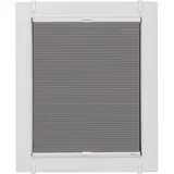 SUNLINES Plissee Start-up Style Honeycomb, verdunkelnd, ohne Bohren, verspannt, Klemmfix, verspannt mit Simply-Fix Klemmträger, Wabenplissee, nach Maß grau 59 cm x 135 cm