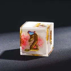 Whispering Flutterlings - white & gold