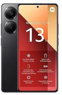 Xiaomi Redmi Note 13 Pro 4G 8/256GB Dual-SIM Smartphone midnight black