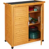 Relaxdays, Gartenhaus + Gartenschrank, Gartenschrank