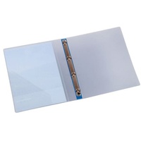 Eichner Präsentationsringbuch 4-Ringe blau-transparent 2,5 cm DIN A4