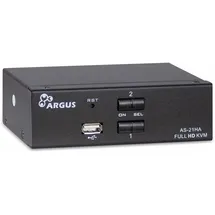 Inter-Tech AS-21HA HDMI (KVM)-Switch Schwarz