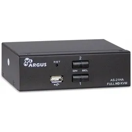 Inter-Tech AS-21HA HDMI (KVM)-Switch Schwarz