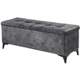 ed exciting design Sitzbank Oregon Anthrazit 140 x 58 x 50 cm