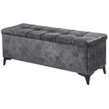 ed exciting design Sitzbank Oregon Anthrazit 140 x 58 x 50 cm