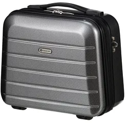 Check In London 2.0 Kosmetikkoffer 33 cm - Carbon Silber