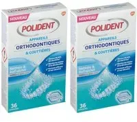 Polident® Nettoyant Appareils Orthodontiques & Gouttières Comprimés Effervescents 2x36 pc(s)