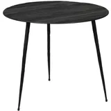 Zuiver B.V. Zuiver Beistelltisch Pepper Braun Holzplatte 45 x 40 cm rund