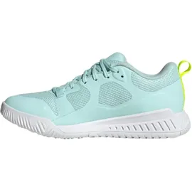 adidas Court Team 2.0 Damen Hallenschuhe, (Türkis 6.5 40
