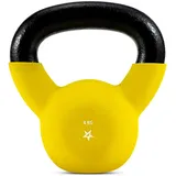 Yes4All XSQQ Neopren beschichtete Kettlebell, Krafttraining Kettlebells - 4KG Gelb