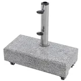 Doppler balkonsockel, Granit, BxHxL: 32 x 11 x 45 - grau