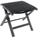 Greemotion Klapphocker Grenada Gartenhocker 48 x 39 x 43 cm schwarz