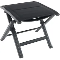 Greemotion Klapphocker Grenada Gartenhocker 48 x 39 x 43 cm schwarz