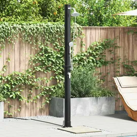 vidaXL Solardusche Schwarz 217 cm