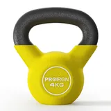 PROIRON Kettlebell, Kugelhantel mit hochwertiger Neoprene Coated, 4 kg | Bodenschonend | Schwunghantel Rundgewicht Neopren