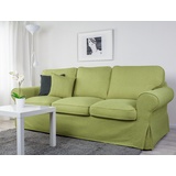 Dagra Bezug für EKTORP 3er-Sofa (Schlafsofa altes Modell) (Green A06)