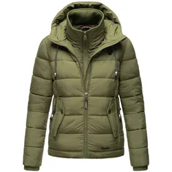 Outdoorjacke MARIKOO "Taisaa Pri", Damen, Gr. XS, grün (olive), Obermaterial: 100% Polyester, Innenmaterial: 100% Polyester, Fütterung & Wattierung: 100% Polyester, Jacken, mit hochstehendem Kragen