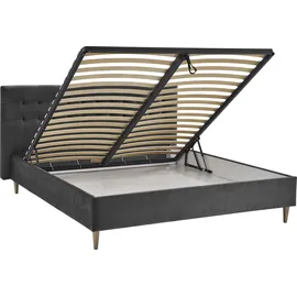 Atlantic Home Collection Bettrahmen Veronika 140 x 200 mit Bettkasten und Lattenrost