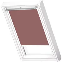 VELUX Verdunkelungsrollo DKL C04 4578SWL Rosenholz 4578, GGU,Manuell,VELUX,weiße Schiene