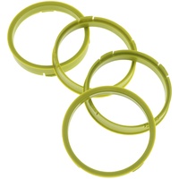4X Zentrierringe 73,1 x 66,1 mm Gelb Felgen Ringe Made in Germany