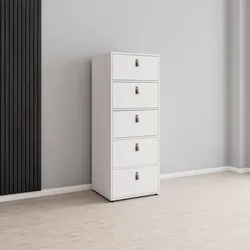 Kommode 'Mick', weiß, MDF