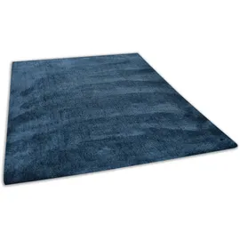 Tom Tailor Teppich Cozy UNI petrol 140 x 200 cm