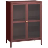 [en.casa] Sideboard Säkylä 84 x 64 x 35 cm Bordeauxrot