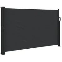 VidaXL Seitenmarkise Ausziehbar Schwarz 120x300 cm