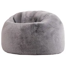 I.C.O.N. icon Kindersitzsack, Grau, Textil, 100 L, Rund, 80x45x80 cm, Hergestellt in Deutschland, Oeko-Tex® Standard 100, Wohnzimmer, Hocker, Sitzsäcke, Kindersitzsäcke