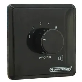 Omnitronic 80711072 Einbau ELA-Programmwähler Schwarz