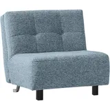 Novel Schlafsessel Juice, Hellblau, Textil, Uni, 85x92x102 cm, Liegefunktion, Stoffauswahl, Fußauswahl, Wohnzimmer, Sessel, Schlafsessel