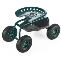 Vevor Gartenrollsitz Fahrbarer Gartensitz All-Terrain-Räder 800x487x460/540mm