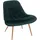 SalesFever Relaxsessel Toulon Samt 76 x 85,6 x 85,6 cm Grün