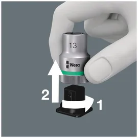 WERA Zyklop Steckschlüssel-Bit-Einsatz-Set 1/2" 6-tlg.