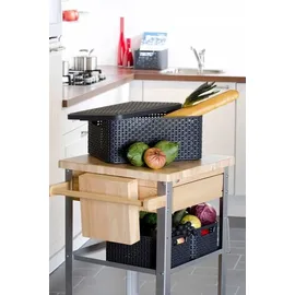 Curver Aufbewahrungskorb Curver Style L 44,5 x 0,0 x 0,0 cm grau