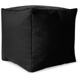 Green Bean Sitzsack-Hocker Schwarz,