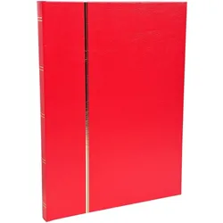 Exacompta Briefmarkenalbum 16,5x22,5cm 32 Seiten bordeaux
