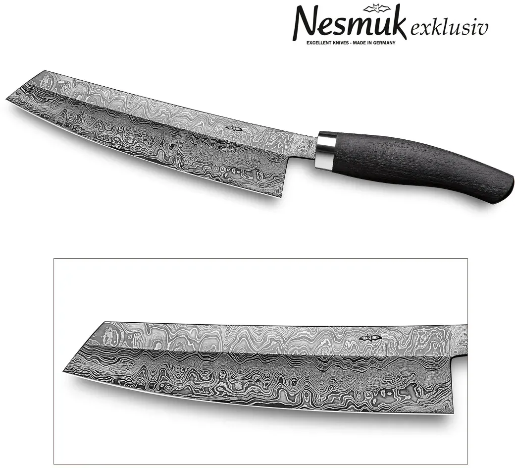 Nesmuk EXKLUSIV C100 Kochmesser 180 Griff: Mooreiche (kleine Delle im Griff)