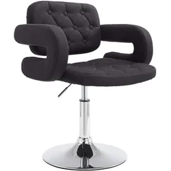 CLP Lounger Dublin Stoff schwarz