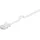 goobay CAT 5e Flach-Patchkabel, U/UTP, weiß