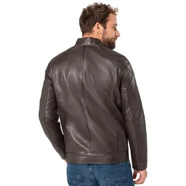 Ross & Cole Lederjacke Dunkelbraun 60